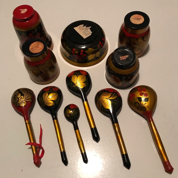 Russian Handmade Wood Set - Picture 2 of 8